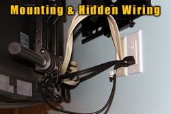 FLATSCREEN hidden wiring